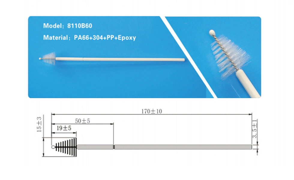 Hospital Cytology Medical Cervical Cyto Brush Cervix Brush for Female Gynecology Exam