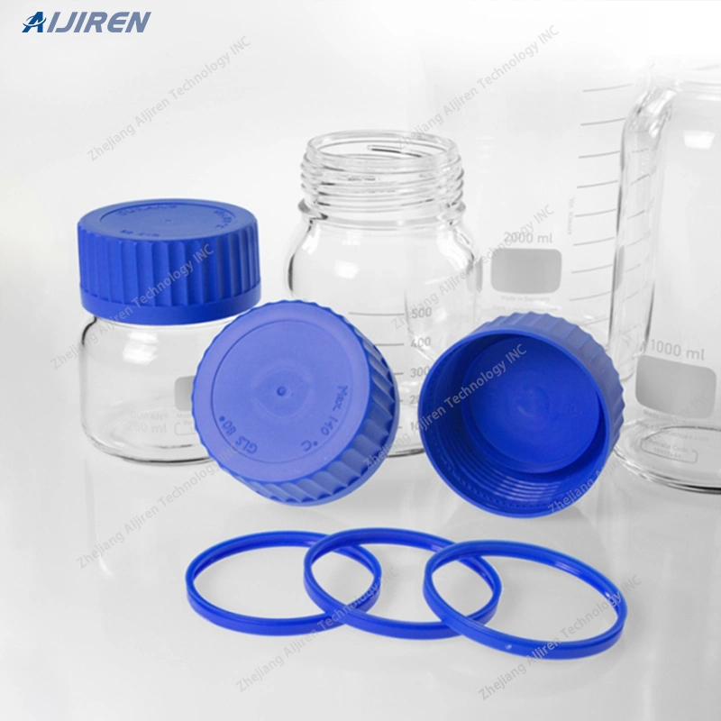 Lab 1000ml 500ml 250ml Chemical Media Storage Glass Bottle with Gl80 Screw Cap