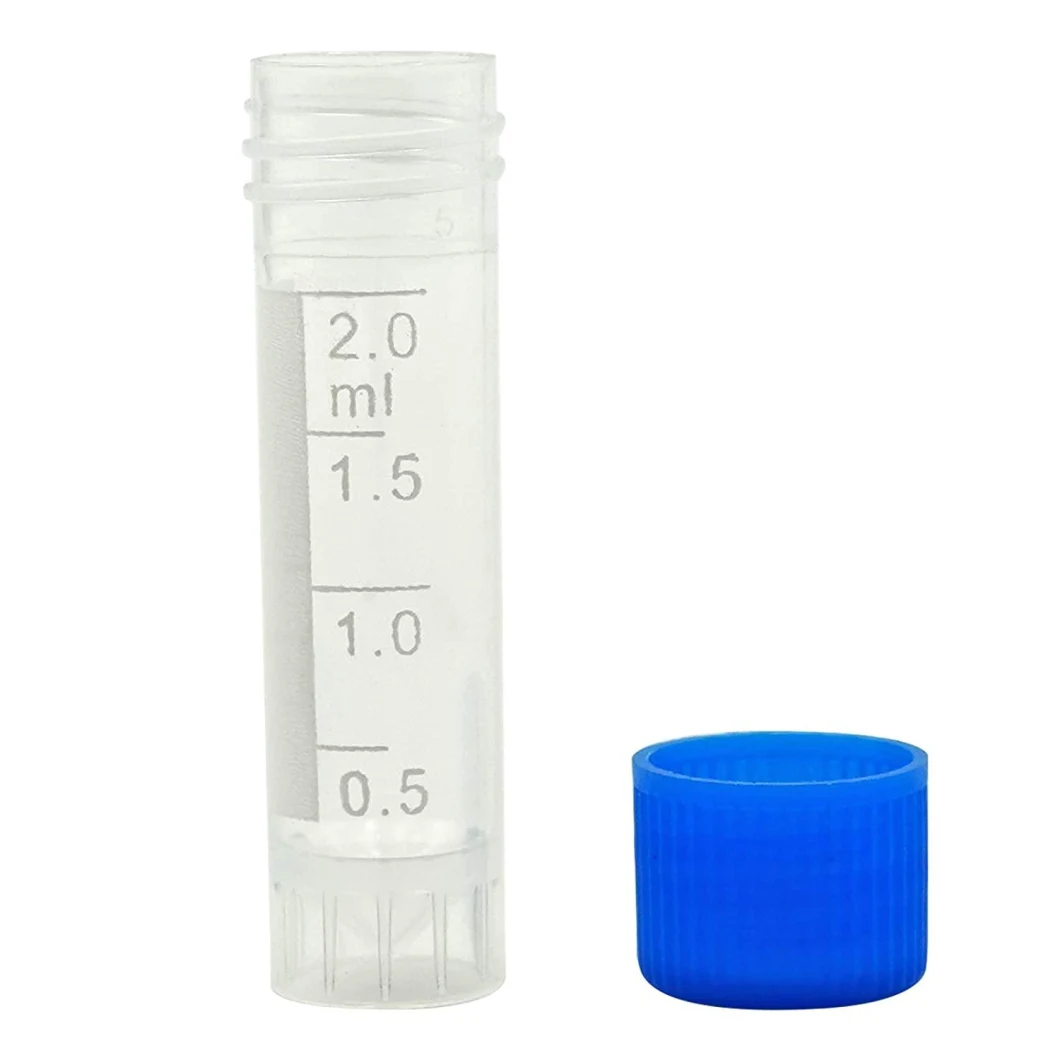 Disposable Lab Medical PP Plastic Cryovial Tube Freezing Tube 1.8ml 2ml 5ml 10ml Cryo Tube