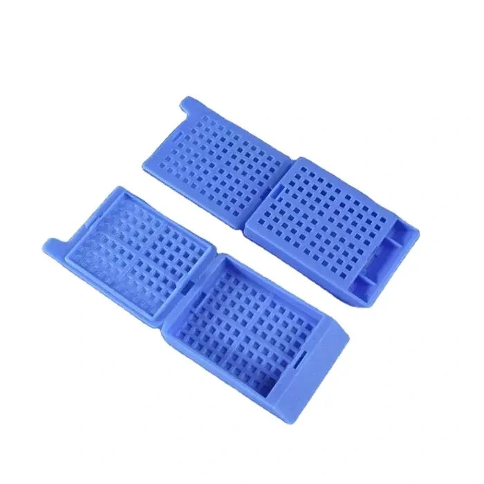 Good Quality Disposable Plastic Square Holes Histology Samples Tissue Embedding Cassette