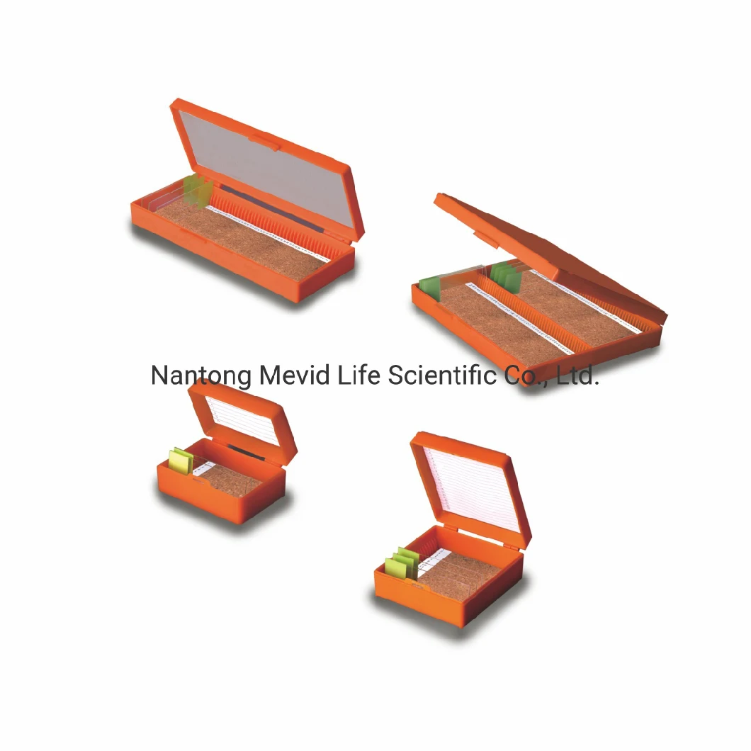 Laboratory Consumable Microscope Slide Storage Boxes with Highly Polished