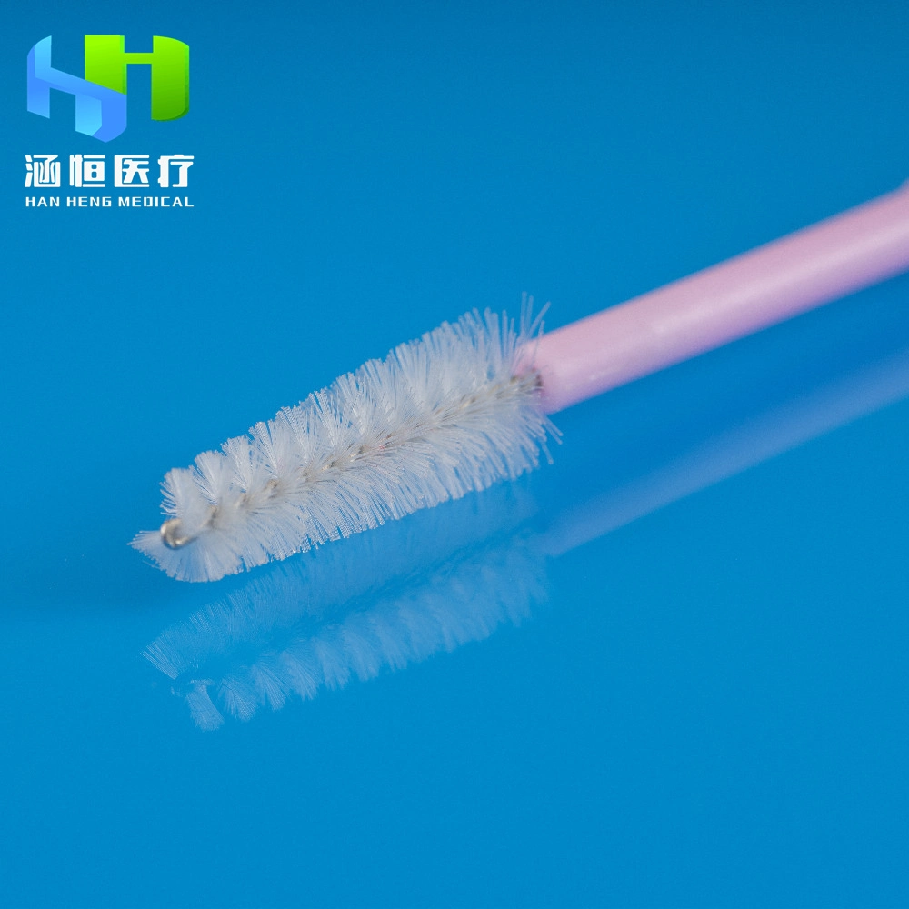 Tct Hpv Test Sampling Brushes with CE FDA Female Sterile Nylon Cervix Brush Cytology Gynecological Endocervical Smear Examination Brush