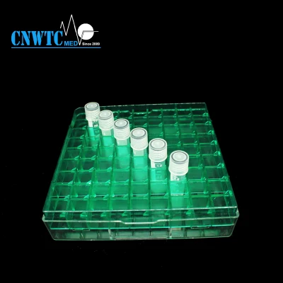 Lab Cryovial Box Cryo Tube Rack 81 Wells Cryo Tube Rack Plastic 81 Wells Lab Cryovial Box