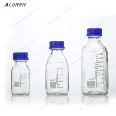 Gl45 Wide Mouth Square Glass Reagent Bottle 100ml 250ml 1000ml with Screw Cap