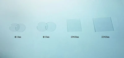 Factory Supplier Multiple Size Microscope Cover Glass with Single Concavity