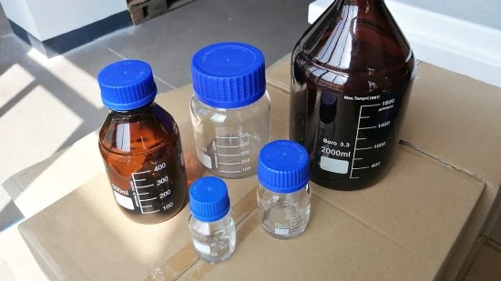 Lab Small Opening Gl45/Gl32 Screw Top Glass Media Bottle for Storage Sample