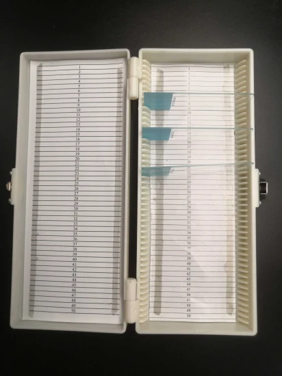 Microscope Slide Storage Box Plastic Box for Slides Storage